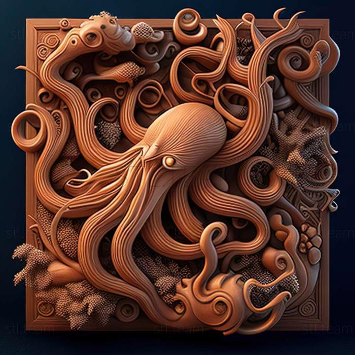 3D модель Pontinus tentacularis (STL)